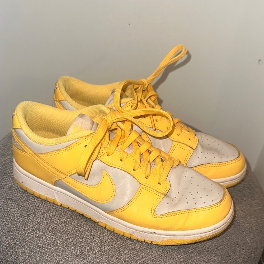 Nike Yellow and Gray Women's Sneakers